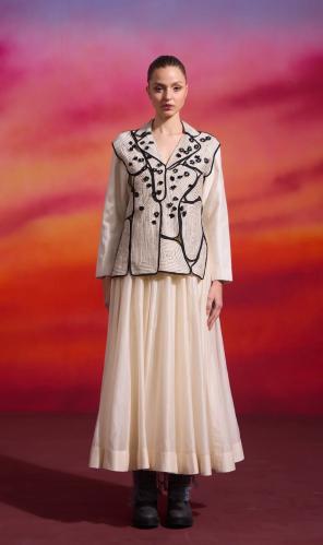 فستان off white