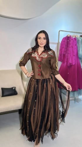 طقم تيور بني 56