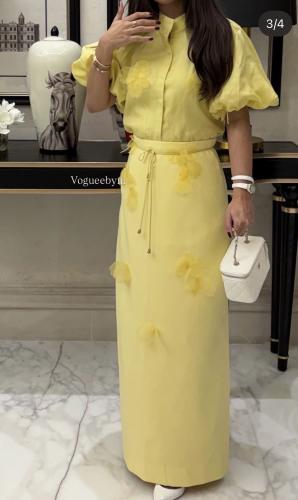 طقم تيور اصفر