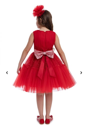 فستان ترتر مع تل