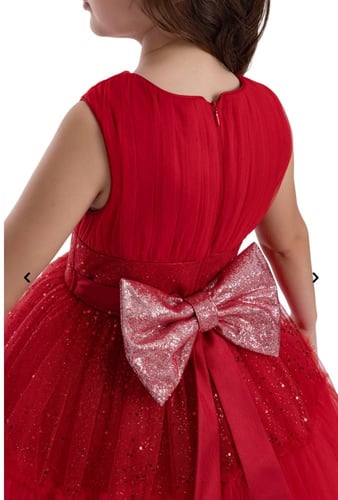 فستان ترتر مع تل