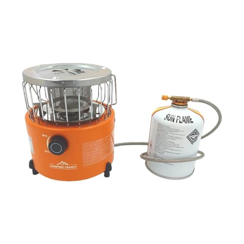 دفاية غاز صغيرة و موقد رحلات مع حقيبة و هوز سفري