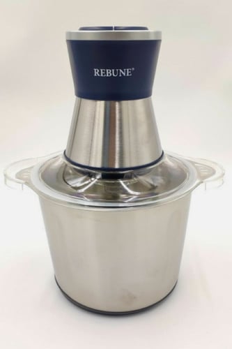 فرامة بصل و لحم سعة 3 لتر حوض استيل بقوة 500 واط