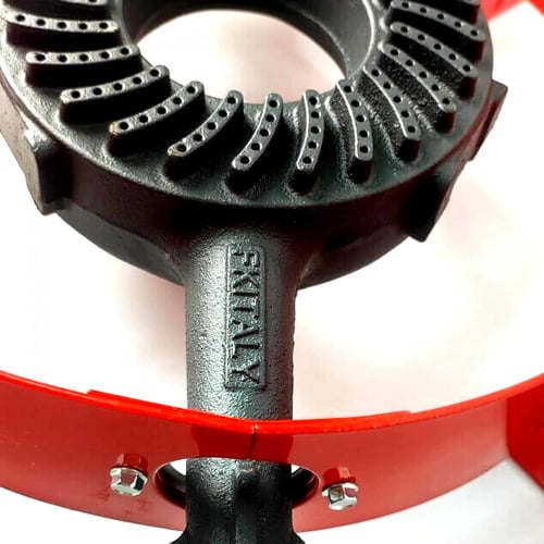 موقد غاز ايطالي مدور احمر