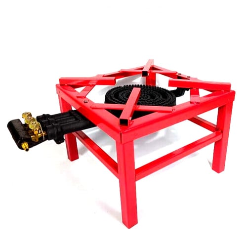 موقد غاز مربع احمر 3 مفتاح 3 عيون