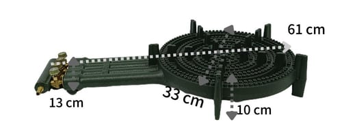 موقد غاز اخضر 4 مفاتيح بدون كرسي