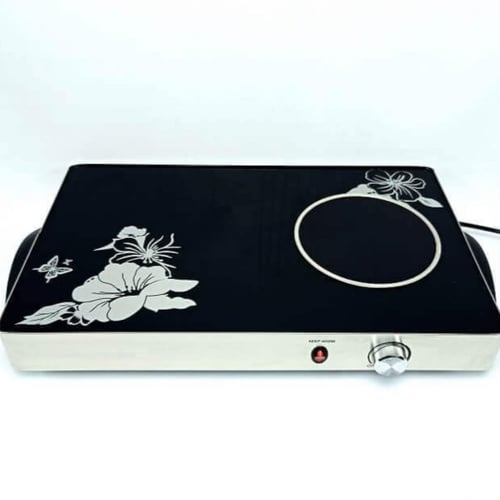 موقد كهربائي عين واحدة + صينية تسخين