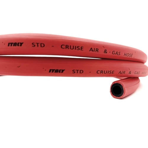 لي هوز غاز ايطالي احمر بالمتر لجميع انواع المواقد...