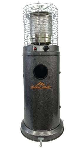 دفاية الراسية للمساحات الواسعة لون رمادي (دفاية غا...