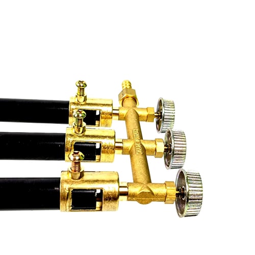 موقد 3 عيون كويتي اسود مدور مفتاح ايطالي