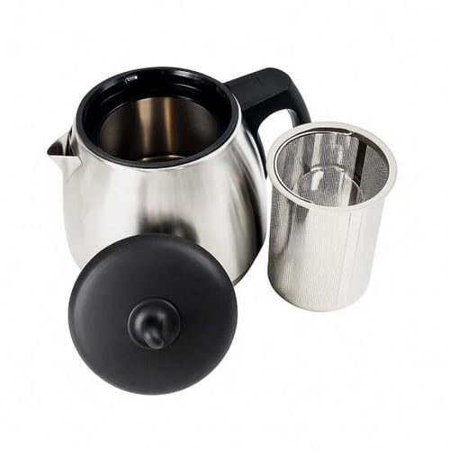 سماور شاي كهربائي استيل 1.8 لتر من هوم ماستر | غلا...