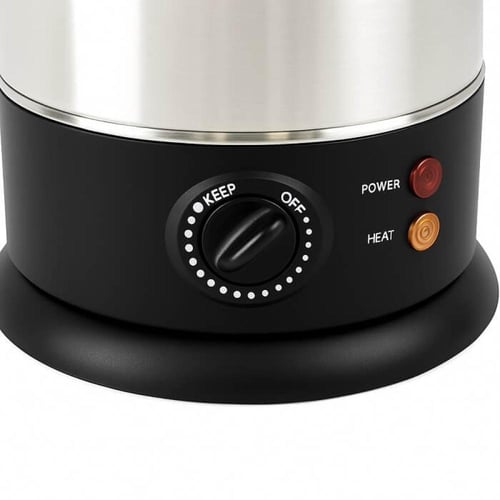 سماور شاي كهربائي استيل 1.8 لتر من هوم ماستر | غلا...