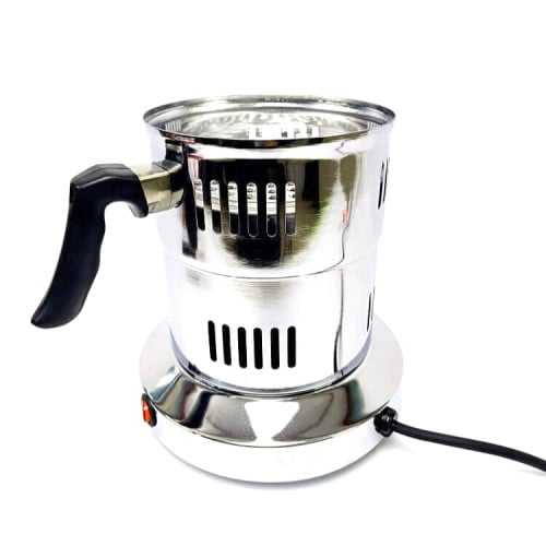 شعالة فحم كهربائية كبيرة كروم 220V