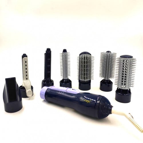 استشوار شعر مشط 7 قطع 740 w