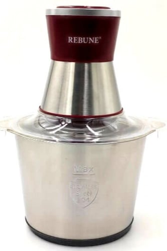 فرامة بصل و لحم سعة 3 لتر حوض استيل بقوة 500 واط