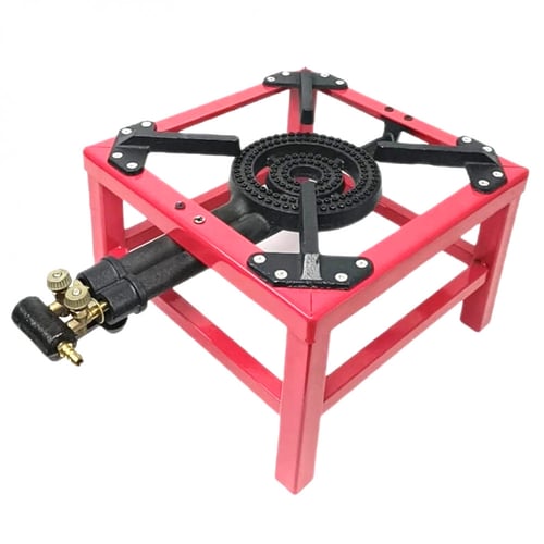 موقد غاز مربع احمر عينين حوامل زهر