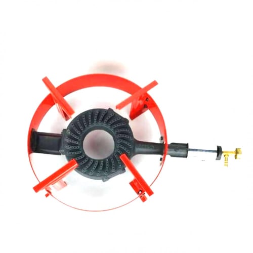 موقد غاز ايطالي مدور احمر