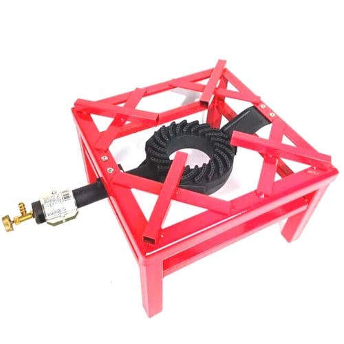 موقد غاز مربع احمر عين واحدة