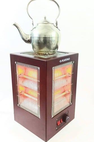 دفاية الكوارتز الرباعية مع موقد كهربائي