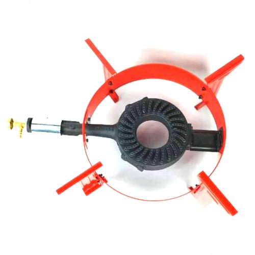 موقد غاز ايطالي مدور احمر