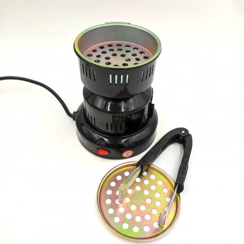 شعالة فحم كهربائية مع ملقاط 600 واط