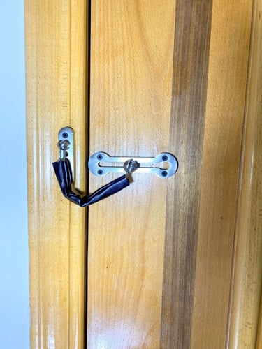 مزلاج باب استيل