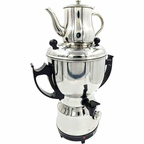 سماور استيل 3.5 لتر كهربائي اسود