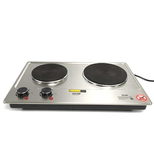 موقد طبخ كهربائي عينين استانلس استيل