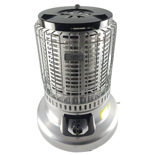 دفاية غاز حجم كبير لون فضي