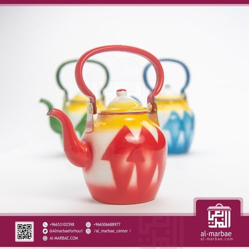 براد شاي غضار 4 لتر أحمر(18)