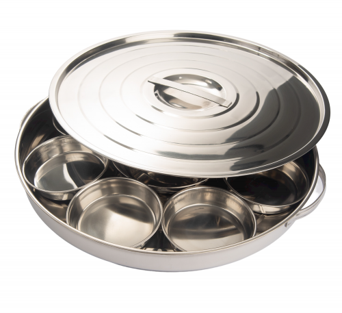 صحن فطور ستانلس ستيل