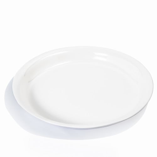 تباسي ميلامين ابيض دائري 35سم(229)