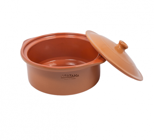 قدر فخار اسباني بغطاء 29*26*10 سم