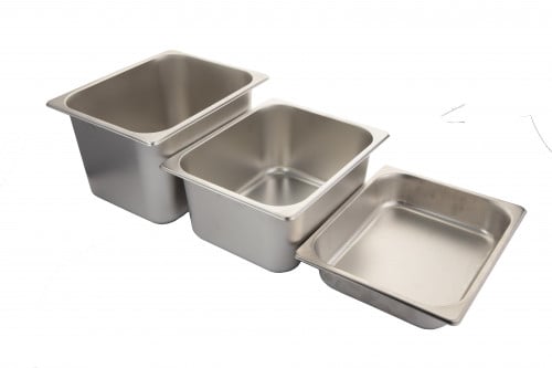 صواني حوض بغطاء استيل 1,2 ثقيل 27*33 سم