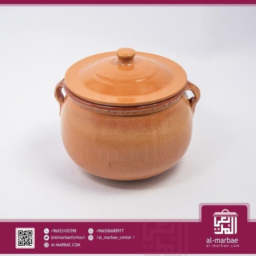 قدر فخار اسباني كروي 23*23*22 سم