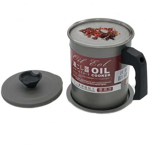 حافظة زيت مع صفاية 1.4 لتر