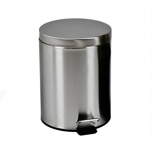 سطل زبالة مكتبي استيل مقاس 8 لتر