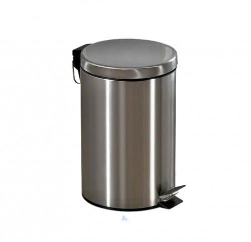 سطل زبالة مكتبي استيل مقاس 8 لتر