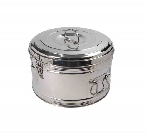 حافظة استيل بقفل 15 لتر