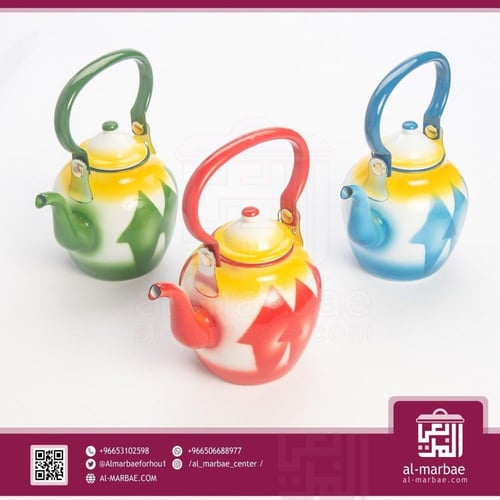 براد شاي غضار 4 لتر أحمر(18)