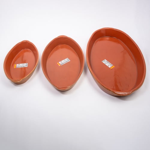 صينية فخار اسباني بيضاوي 25*15*4.5 سم