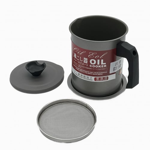 حافظة زيت مع صفاية 1.4 لتر