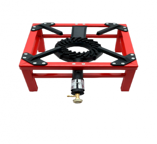 موقد غاز واحد مفتاح احمر