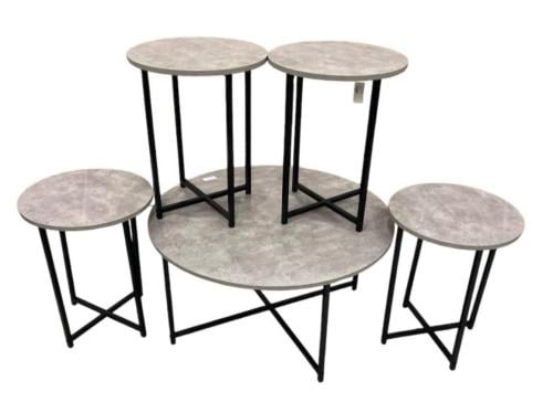 طقم طاولات 4+1