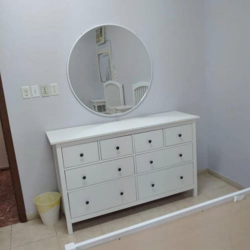 طقم غرفه نوم فردي دولاب 4باب وتسريحه وعدد 2سرير