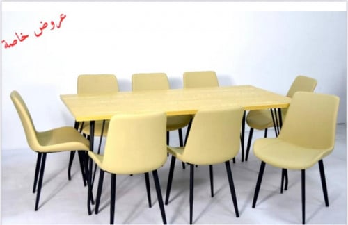 طاولة طعام رخام 8 كراسي