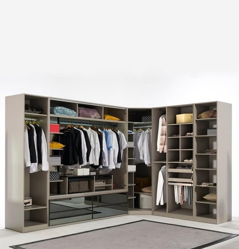 سرير ودولاب زاويه وكمدينة عدد2 وتسريحة