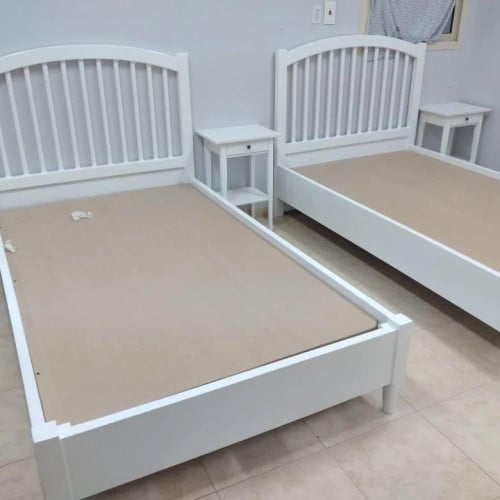 طقم غرفه نوم فردي دولاب 4باب وتسريحه وعدد 2سرير