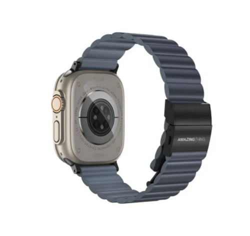 ااميزنق- اسوار ساعة الابل جلد لمقاس 49/45/41 -لون...