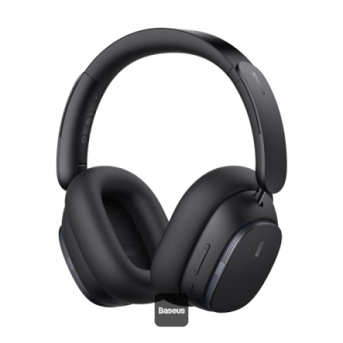 بيسوس سماعة رأس لاسلكية بلوتوث اسود-bwoie h1i